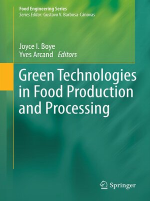 cover image of Green Technologies in Food Production and Processing